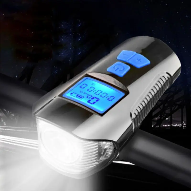 

3-in-1 Bicycle Computer Loud Bell Light Wired Waterproof MTB Mountain Road Bike Stopwatch Odometer Lamp