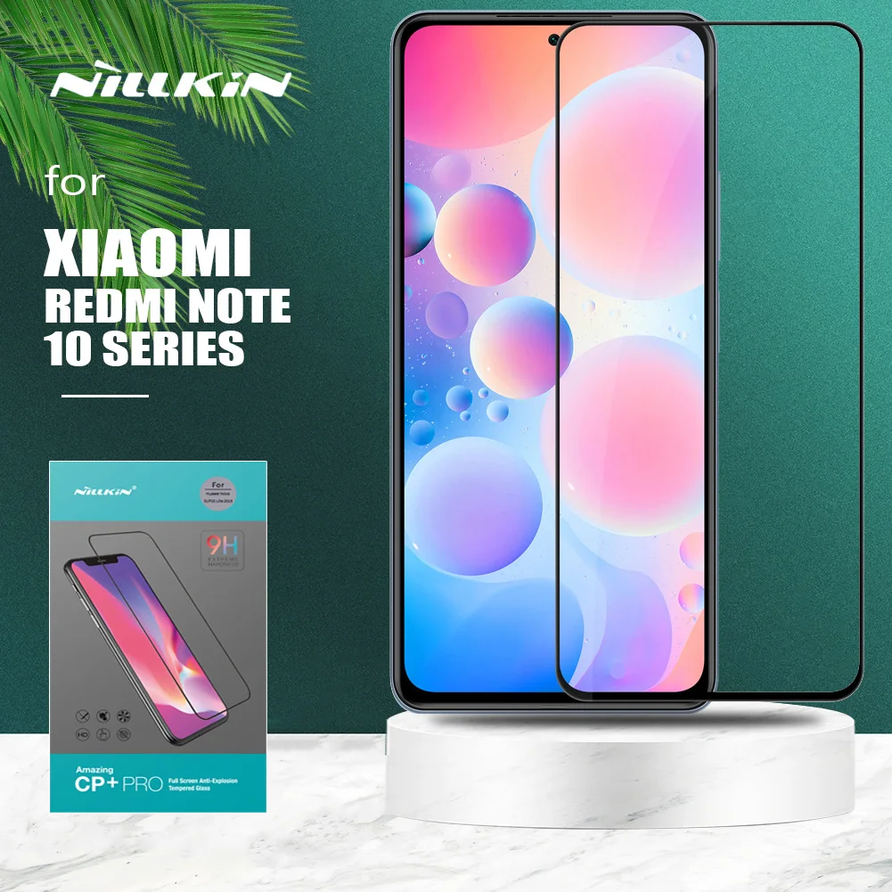 

for Xiaomi Redmi Note 10 Pro Glass Nillkin CP+ Pro/H+Pro Tempered Glass Screen Protector for Redmi Note 10 Pro Max 10S HD Glass