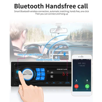 

Newest Bluetooth Car Stereo Audio In-Dash Aux Input Receiver SD USB MP3 Radio Player Car Stereo MP3 Player