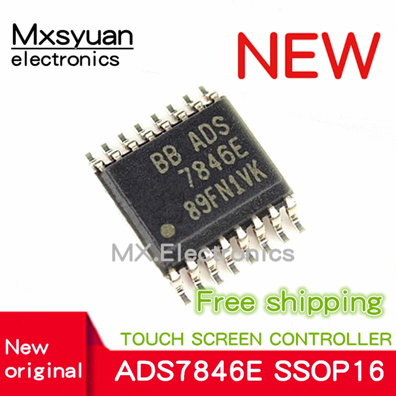 10 шт./Лот Бесплатная доставка ADS7846E ADS7846 SSOP16 новый оригинальный контроллер