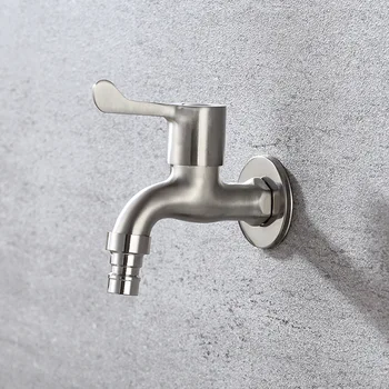 

304 Stainless Steel Tap Washing Machine Nozzle Quick Opening Faucet Quick Opening Faucet Washing Machine Sleeping Tap