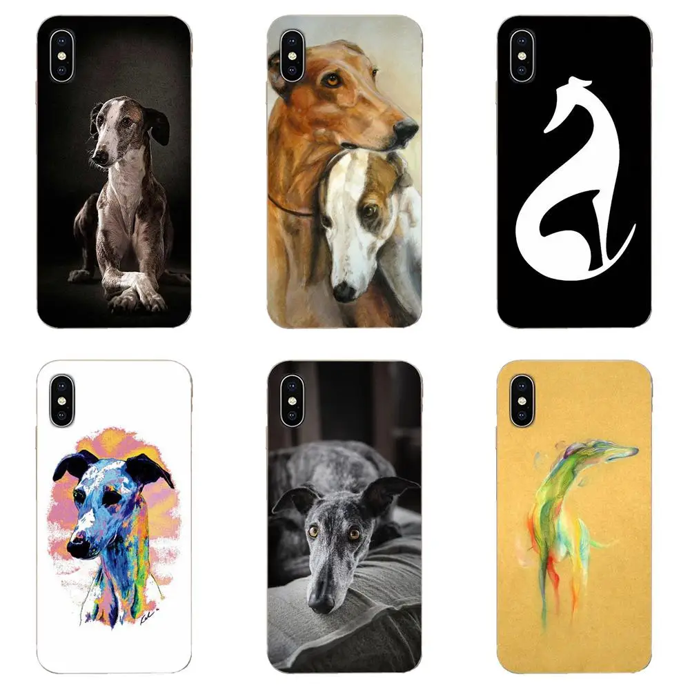 Galgo Greyhound Dog Мягкий Силиконовый ТПУ печать на прозрачной поверхности чехол для