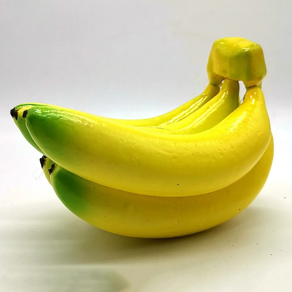 Lifelike Imitation Banana Fruits Food Simulation Bunches Great For Kitchen Dining Display Party Decoration