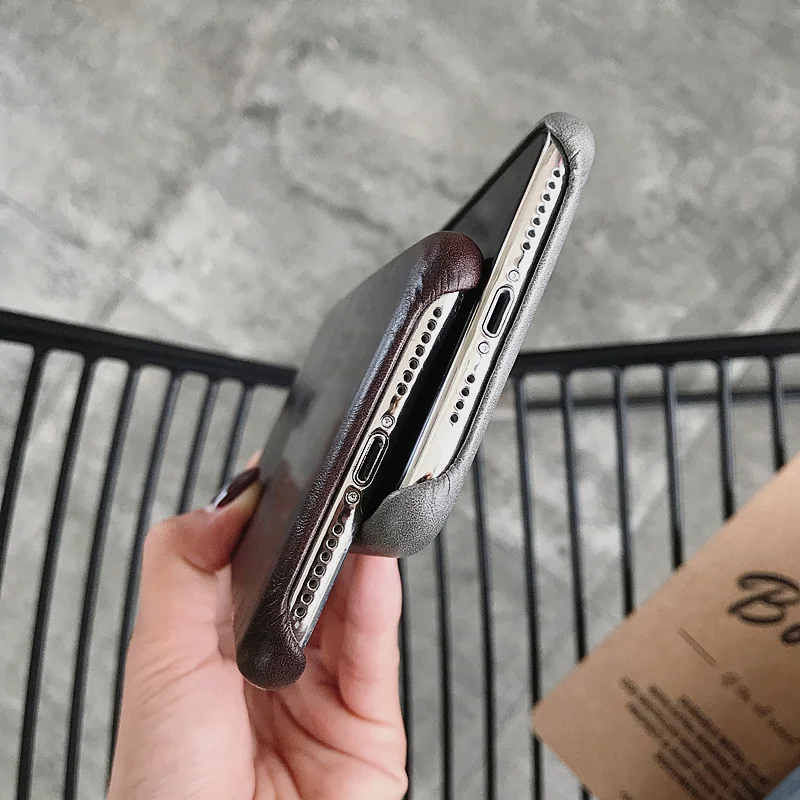 Кожаный чехол для iPhone 11, Роскошный чехол для мобильного телефона, защитный противоударный чехол-бампер для iPhone X, XR, XS, Max, Coque Funda