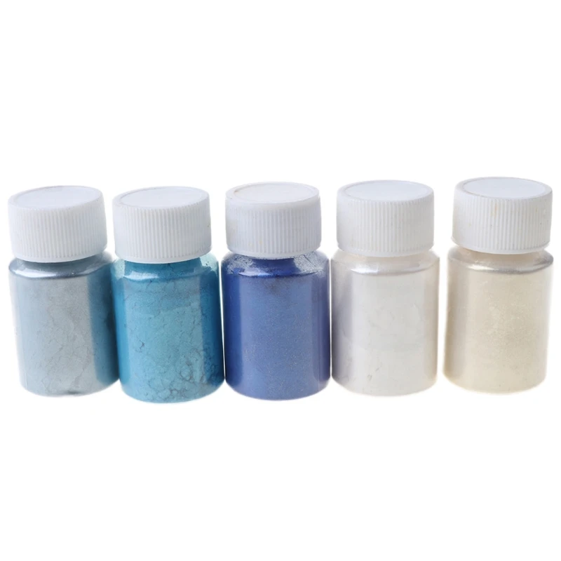 1 Set Pearlescent Mica Powder Epoxy Resin Dye Pearl Pigment DIY Jewelry Crafts Soap Making Accessories