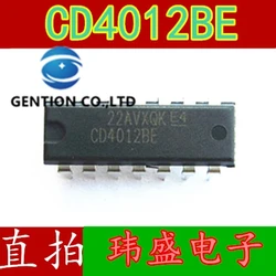 10PCS CD4012BE DIP-14 pairs of 4 input nand gate CD4012 in stock 100% new and original