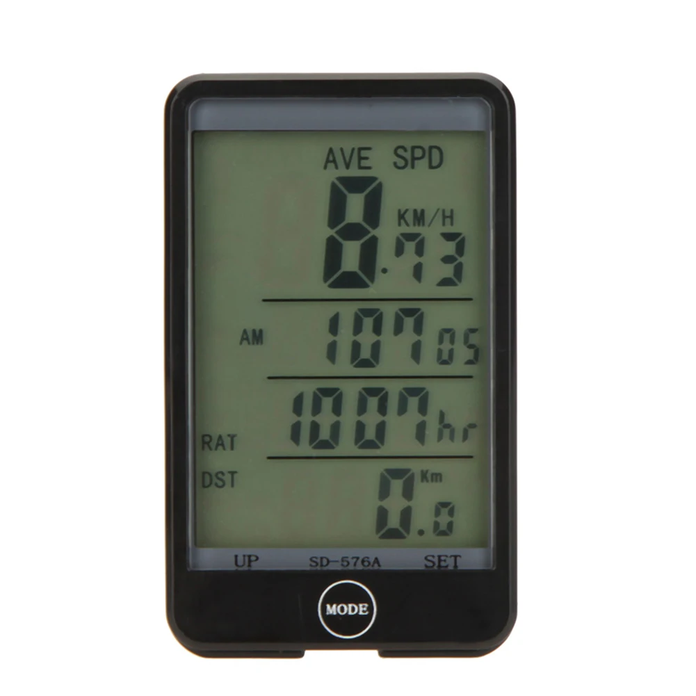 

screen Multifunction Wire Cycling Bike Speedometer Odometer Bicycle Computer Large Backlight LCD Display