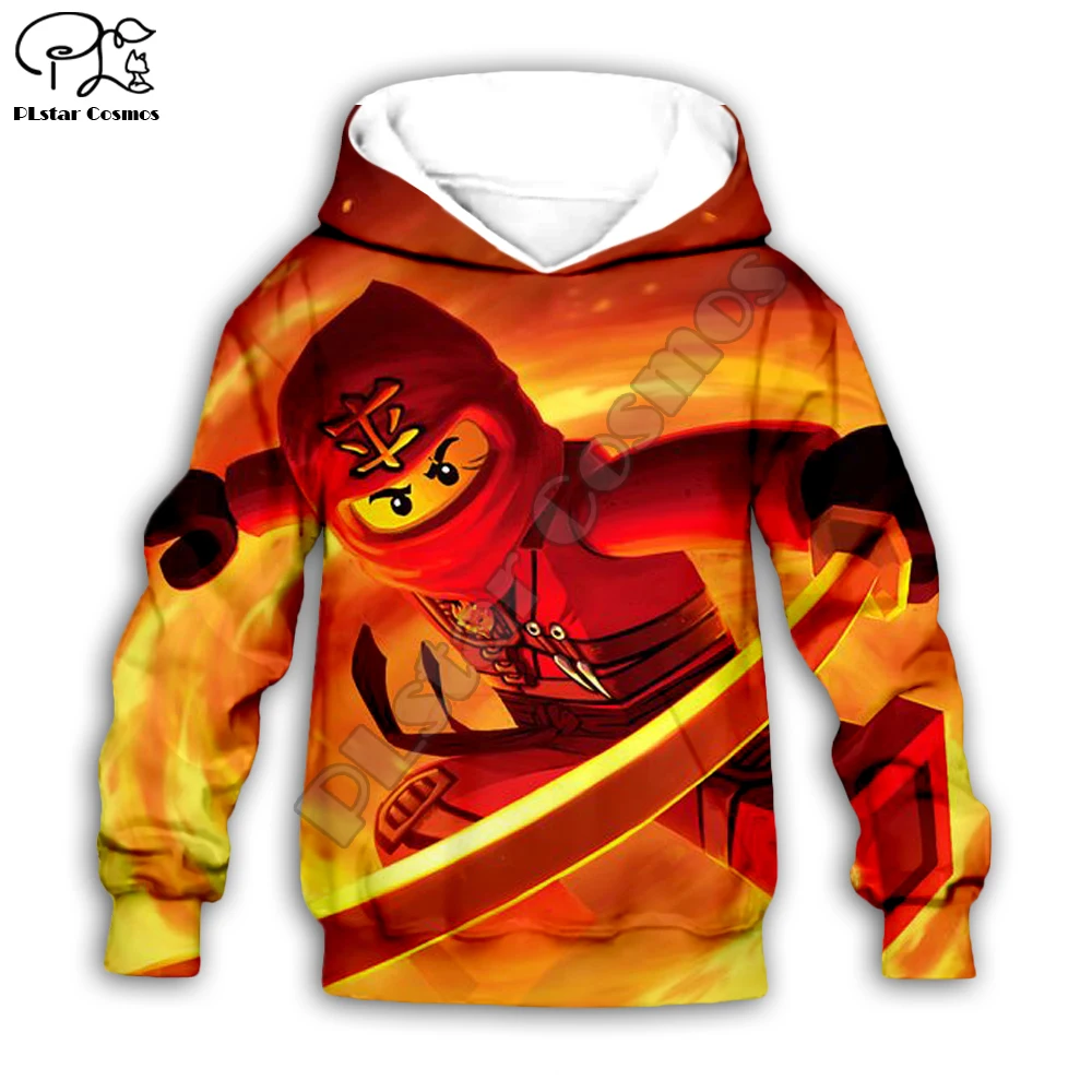 Свитшоты для мальчиков детские толстовки с длинным рукавом Ninjago девочек свитшот
