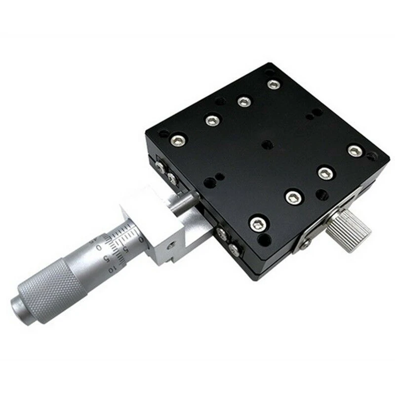 

X-Axis LX60-C Trimming Platform Manual Linear Stage Slider Bearing 60x60mm