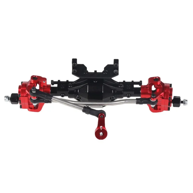 Для 1/10 RC Гусеничный автомобиль осевой SCX10 II 90047 90046 Запчасти для обновления SCX10 передний задний портальный мост алюминиевый сплав CNC Анодированный полный