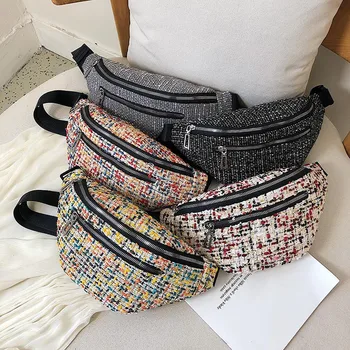 

Chest Crossbody Sling Bag Women Wild Fashion Women Students Outdoor Sports Zipper Messenger Bag Chest Bag Waist Bag K822