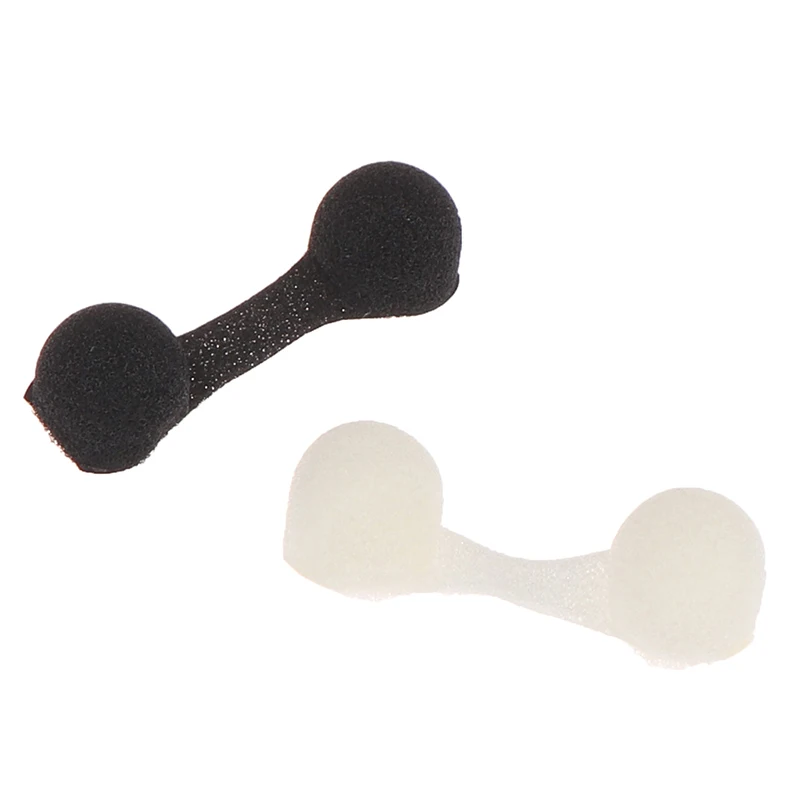 50Pcs/lot Anti-pollution Tanning Nasal Plug Spray Nose Filters Sponge Black/White tanning nasal filters