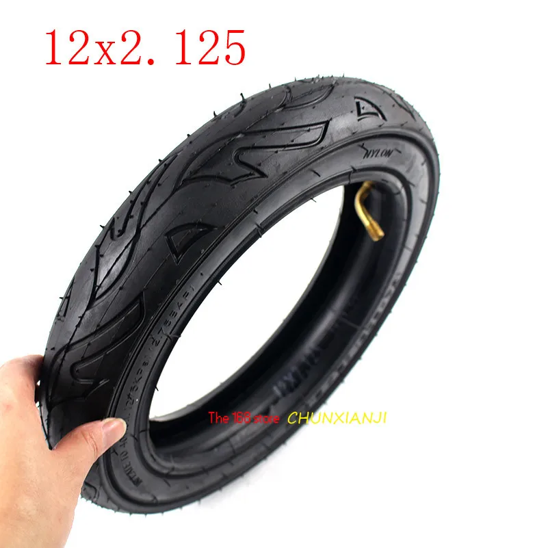 Супер велосипед коляска городской Электрический скуте шины набор 12x2.125tyre