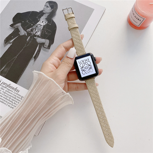 Loop Bracelet for Iwatch Series 7 41mm 45mm 6SE 5 4 3 2 1 44mm Slimmer Wrist Strap for Apple Watch Band 38mm 42mm 40mm