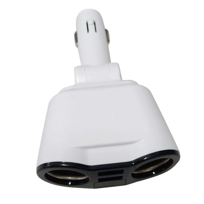 Автомобильное зарядное устройство 2 USB прикуриватель гнездо сплиттер адаптер для смартфона автомобиля JLRL88