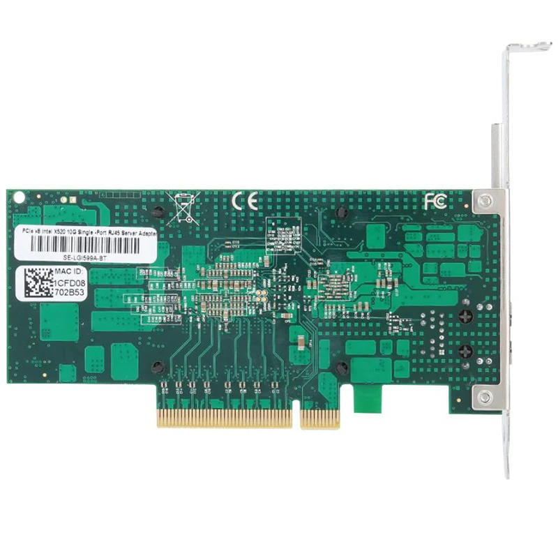 ST7213 для Intel(R) 82599EN 10 Gigabit Ethernet сервер PCI-E X8 5.0GT/S RJ45 сетевая карта для сервера 2008/Win 8/Win 8,1