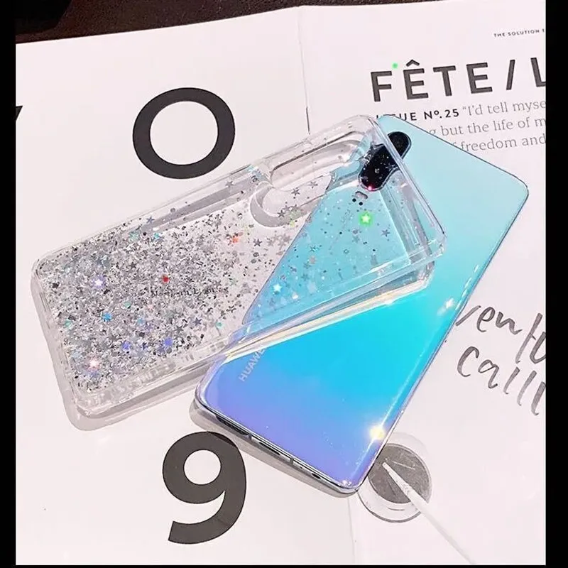 LITBOY роскошный блестящий мягкий чехол для телефона Huawei P30 Pro P40 P50 Lite Nova 6 7 8 SE Honor Mate 10