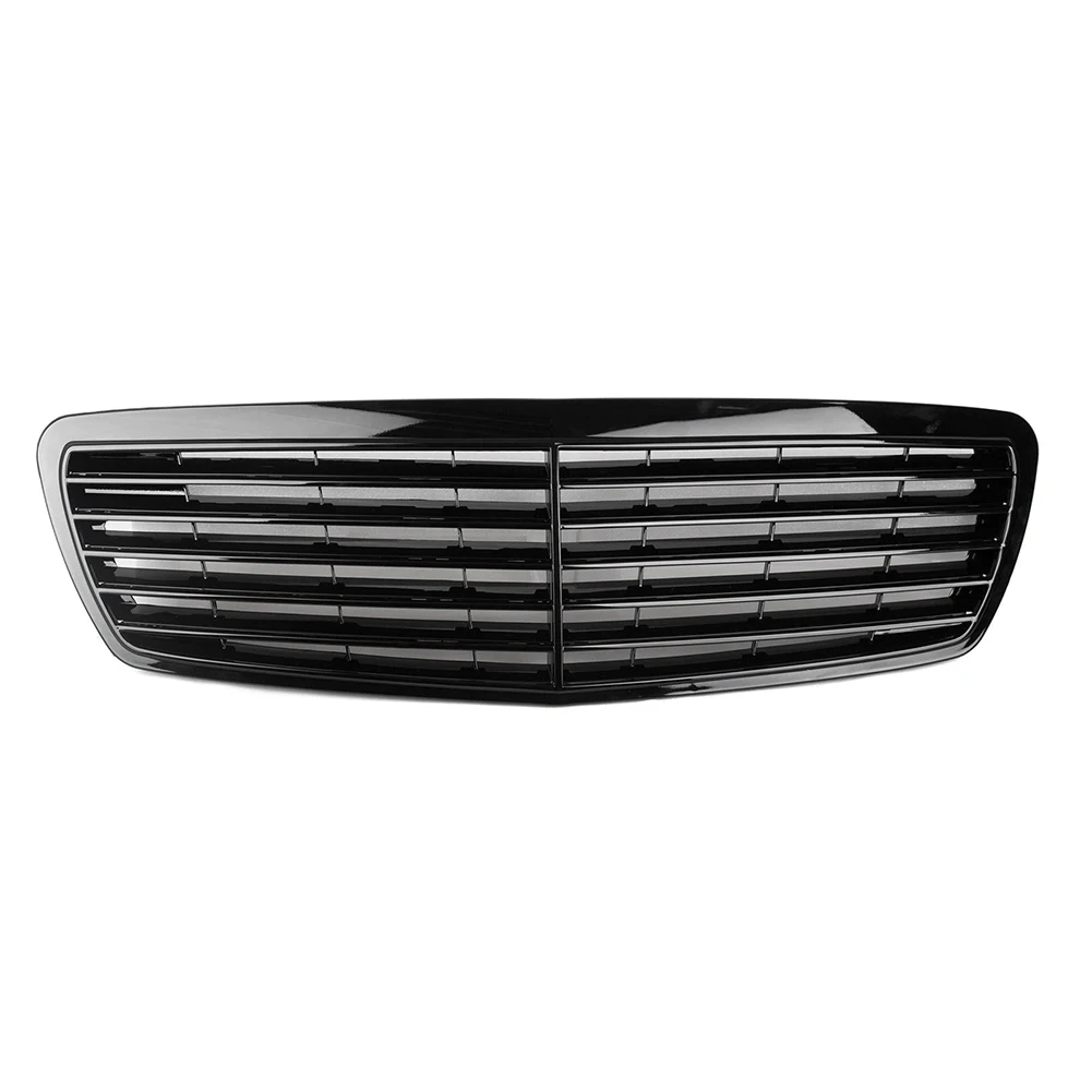 Передняя решетка автомобиля AMG стиль гриль для Mercedes Benz W211 E класс E200 E320 E350 E55 2002 2003 2004 2005 2006 ABS глянцевый черный