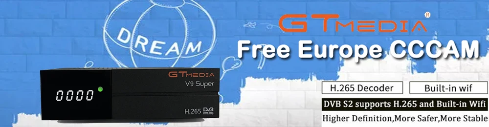 GT медиа V9 супер DVB-S2 Freesat спутниковый ТВ приемник FTA декодер поддержка PowerVu Biss ключ Newca CCAM Youtube, HD PVR приемник