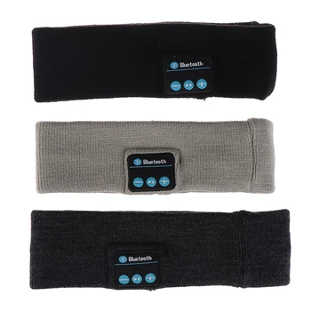 

Run Gym Sleep Music Headset Mic Wireless Bluetooth Sports Headband Headphones
