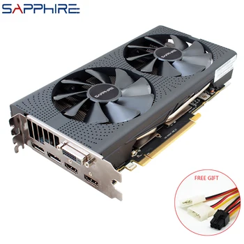 

SAPPHIRE RX580 8GB AMD Radeon Video Cards Gaming PC Graphic Card RX 580 8GB GDDR5 256bit RX580 Cards For Gaming Computer Used