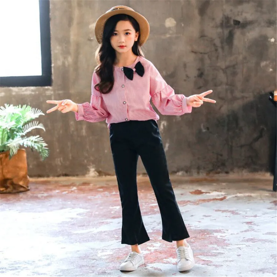 Оптовая продажа 2020 комплекты одежды для маленьких девочек на весну и осень