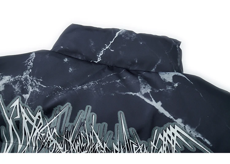 Confused Bear Print Padded Parka Jacket Hebeba99ccb154375a9321a380695c6c7k