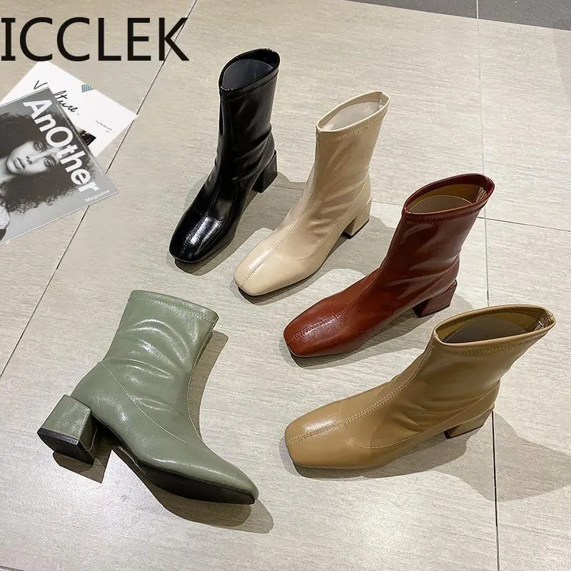 Lo mejor botines mujer color camel - Botas 2022 - Aliexpress