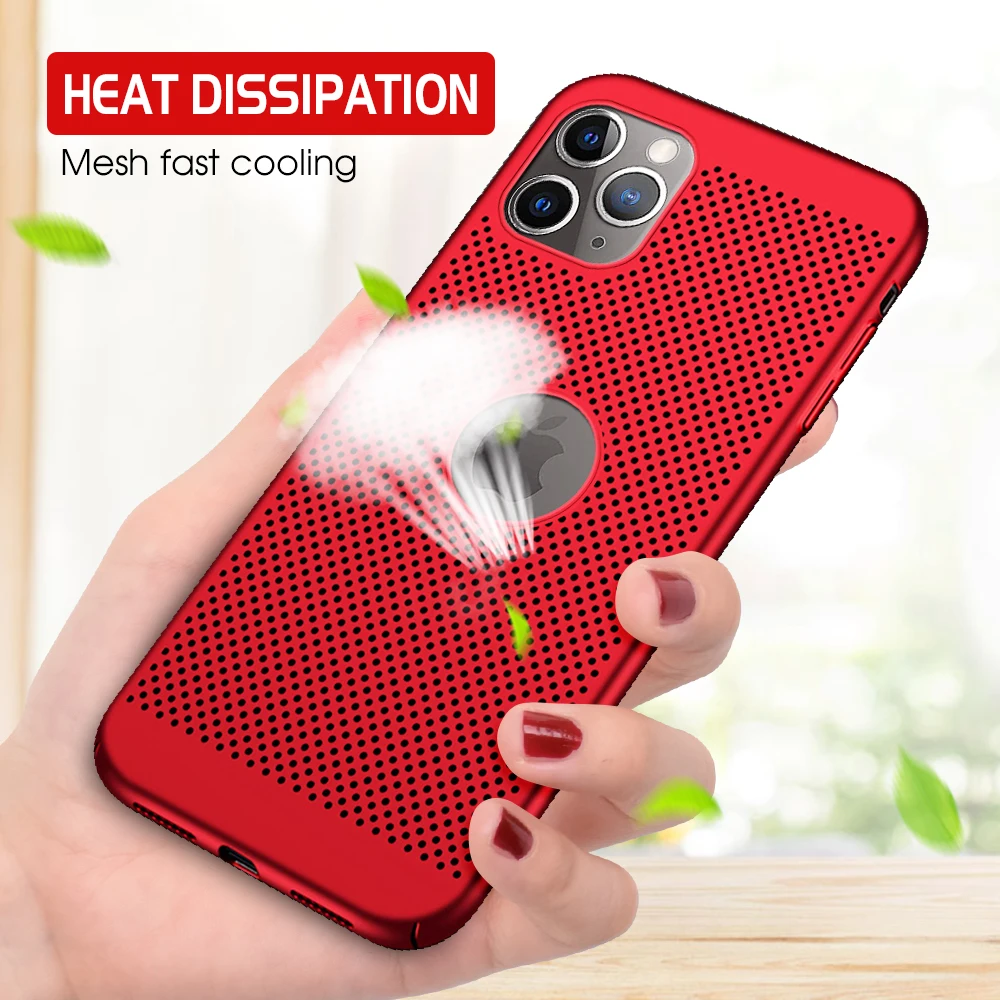 Ultra Slim Phone Case For iPhone 11 pro max Heat Dissipation Hard PC Cover Pro Coque Protector |