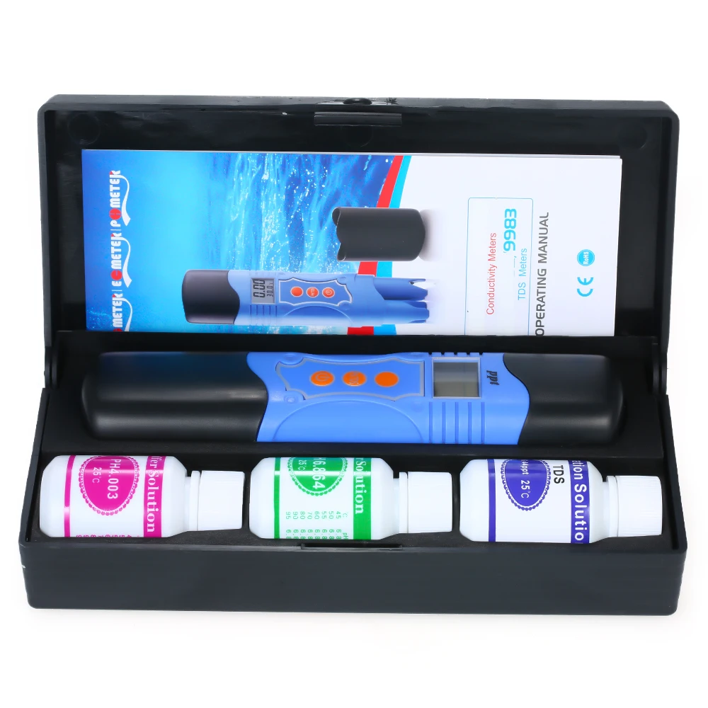 TDS-9983 тестер качества воды пить воду качество анализатор PH TDS метр для аквариума-параметры воды PH монитор Acidometer