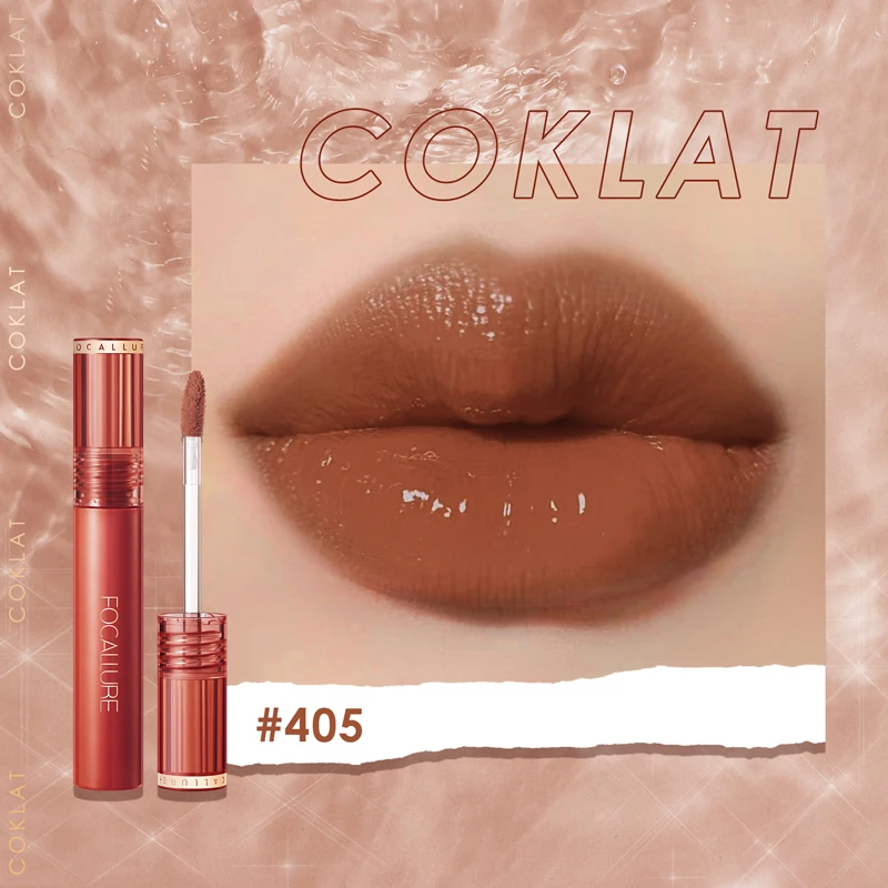 FOCALLURE Shiny Nourish Lipgloss 17 Colors Long-Lasting Glossy Lipstick Waterproof Non-Stick Cup Moisturizing Lip Cosmetic 18