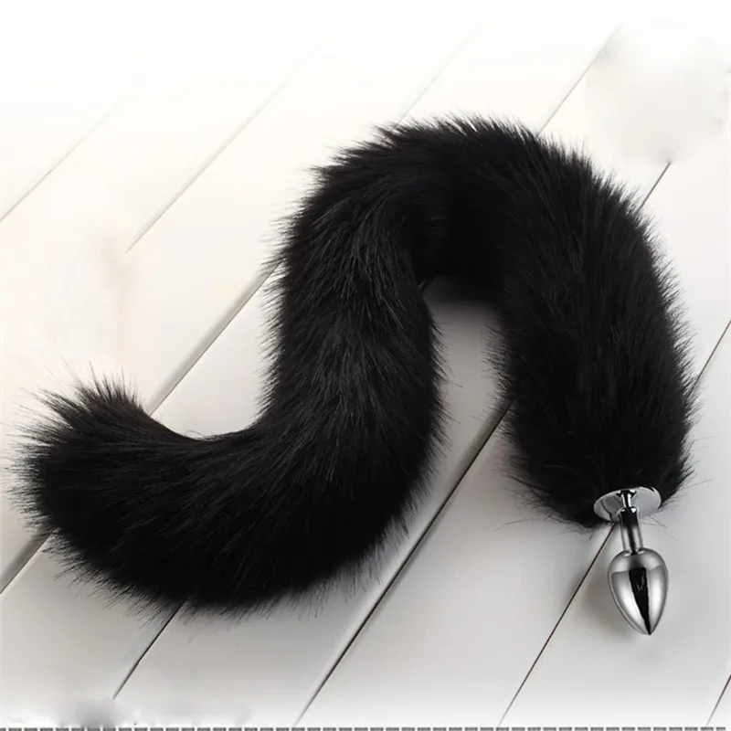 Анальная пробка Modun для косплея настраиваемая клизма биде хвост лисы