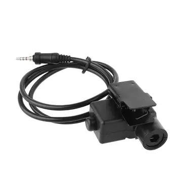 

Military Z TActical U94 Headset PTT Plug Adapter Button Switch for VX6R VX7R