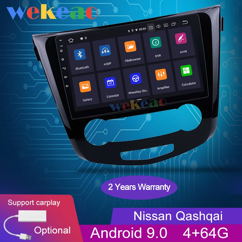 Автомагнитола Wekeao с сенсорным экраном 10 1 дюйма Din Android 9 0 GPS 4G 2013 + | Автомобили и