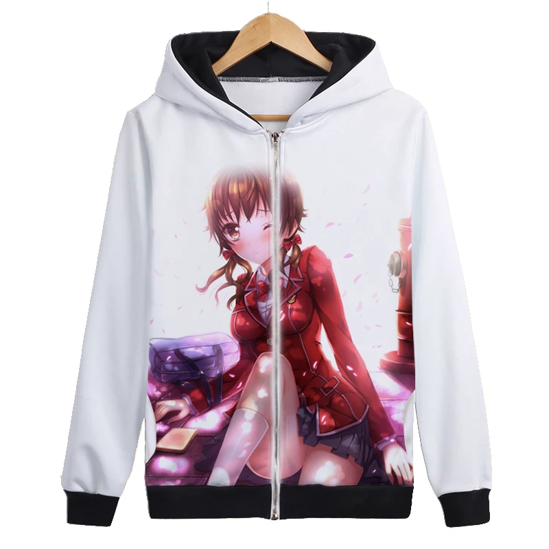 as the picture Аниме GuiltyCrown игра косплей костюм с капюшоном цифровая печать зима карнавал Хэллоуин школьная форма - Цвет: as the picture
