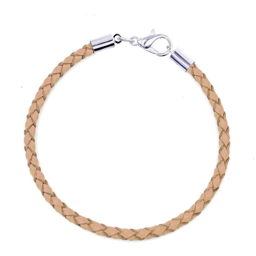 Woven Leather Bracelets 11 Colors Fit Original Diy Beaded Bracelets For Women Men Boy Girls Child Bracelet Kids Jewelry SEIALOY bracelet jewelry