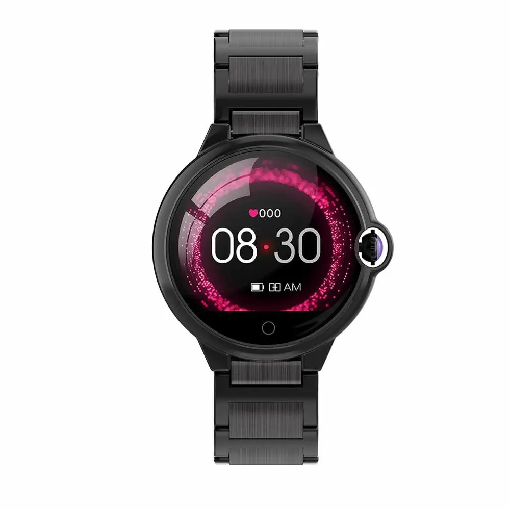 Steel black DR88 Смарт-часы с электрокардиографом ЭКГ дисплей пульсометр спортивный режим мужские Смарт-часы браслет - Цвет: Steel black