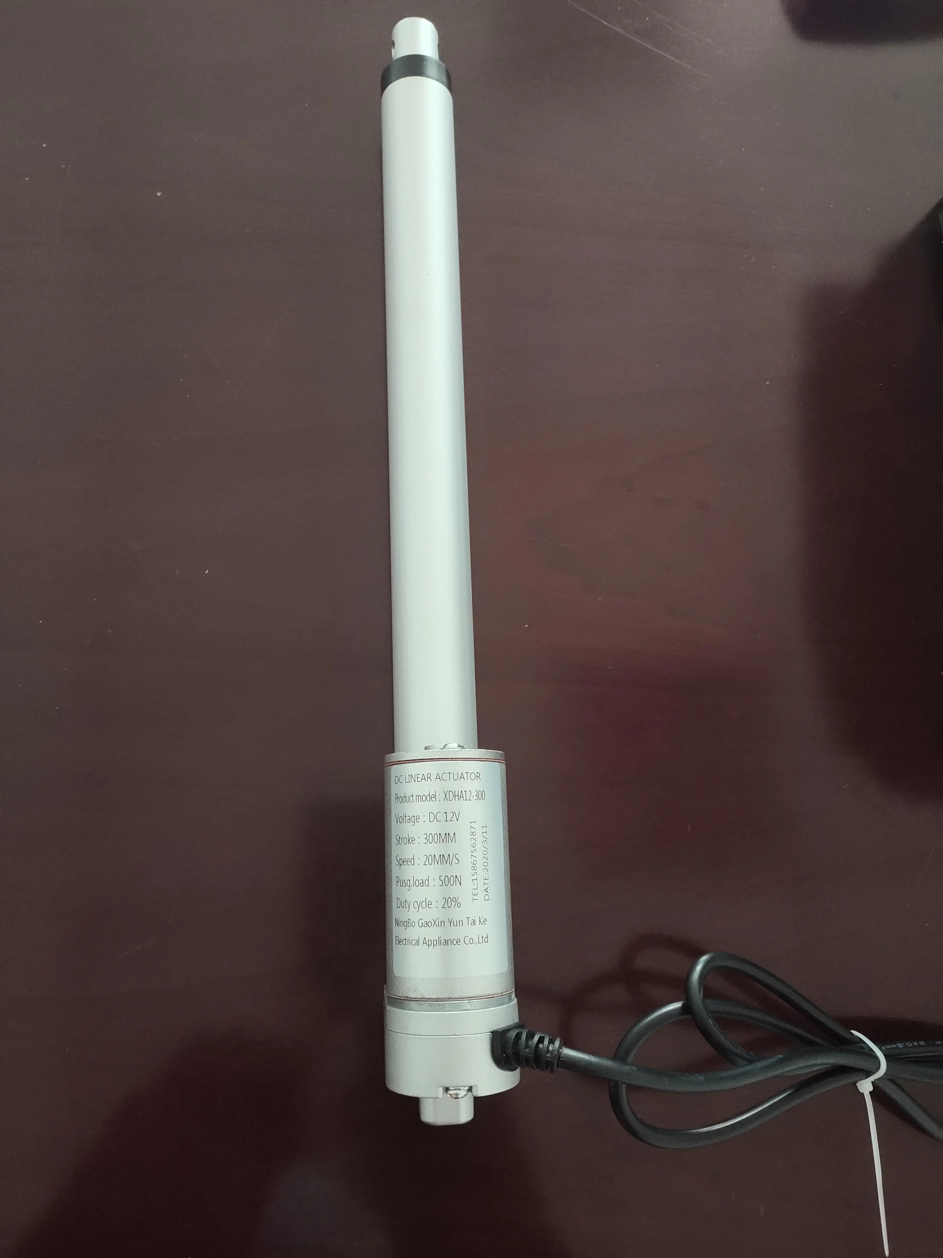 Motor do Atuador Linear 300mm 250mm Curso 100 – 200 300 500 750 800 900 1100 1300 1500n 12 v 24
