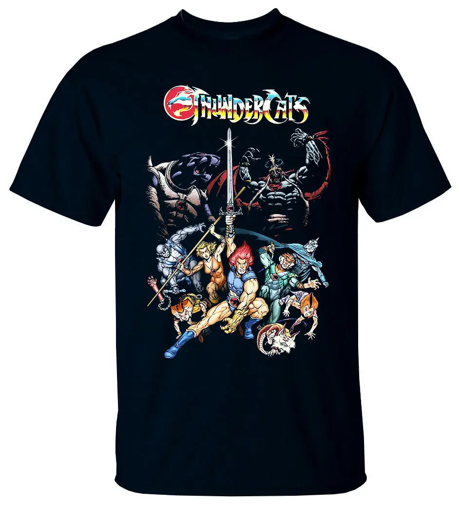 

CARTOON: ThunderCats V1 Warner Bros TV SERIES T Shirt (BLACK) All sizes S-5XL Short Sleeve Tee Shirt Free Shipping cheap wholesa