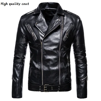 

Men's Zipper Motorcycle Jacket Designed by "fashion 2020 Casual Street Men's Wallet and Jacket