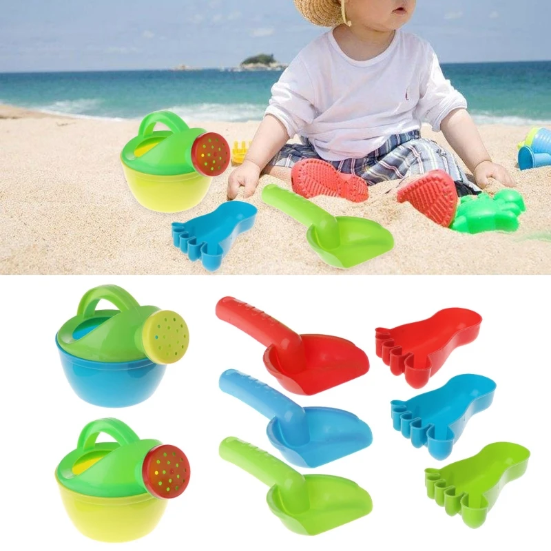 3 шт./компл. дети песчаный пляж игрушки Лейка набор купальный Инструменты моделирования Y4UD