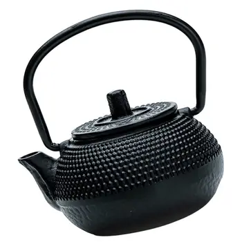 

Decorative Small Tea Kettle Cast Iron Teapot Tabletop Ornament Adornment