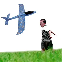 Ручной бросок DIY летающий самолет игрушки Дети Пена модель аэроплана игрушки