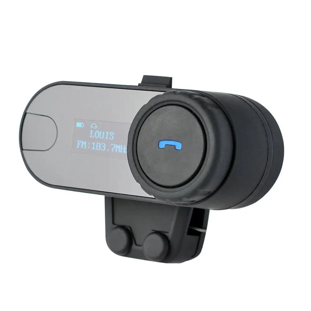 1 шт. TCOM-SC шлем гарнитура Bluetooth для внутренней связи в мотоциклетном шлеме комплект связи домофон гарнитура FM радио ЖК-экран