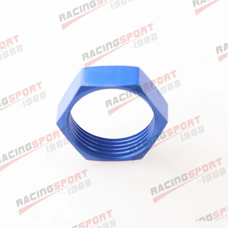 AN3 Blue AN3 AN4 AN6 AN8 AN10 AN12 AN16 Алюминий в перегородки фиксирующую гайку установки автомобильный адаптер - Цвет: AN3 Blue