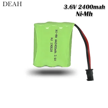 

3.6V 2400mah AA 4*AA NI-MH Rechargerable Battery pack For RC Electronic toy Cars tools Security Equipment Ni-Cd AA battery group