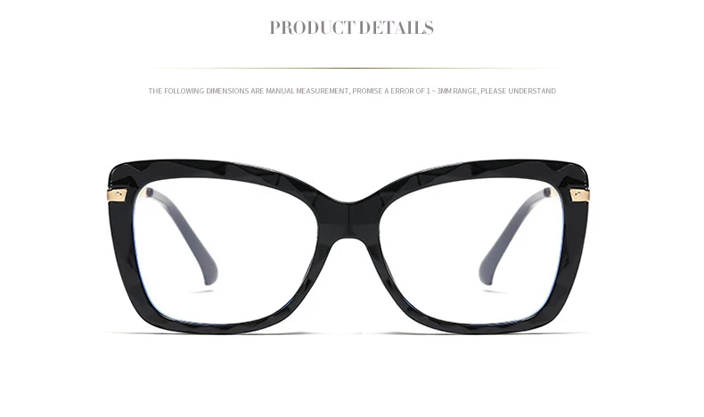 Роскошные прозрачные очки с прозрачными линзами, оправа для женщин, винтажные брендовые дизайнерские ретро очки для девушек, модные большие очки