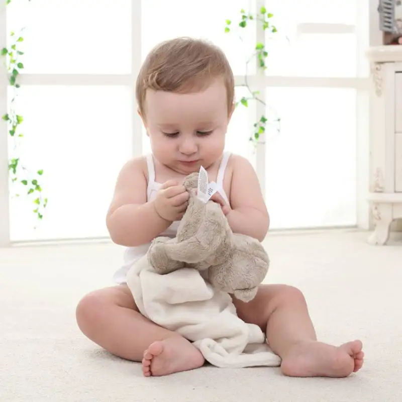 Детское полотенце мультфильм животное мышь медведь мягкая плюшевая погремушка с кольцом колокольчик Многофункциональный слюнявчик полотенце Уход за ребенком полотенце для новорожденных