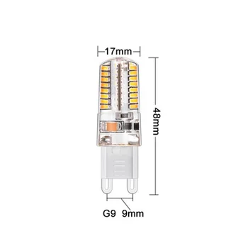 

9W 64LED 12W 104LED AC 220V Durable Ultra Bright Led Bulb Saves Energy G9 Led Bulb Replace Halogen Lamp