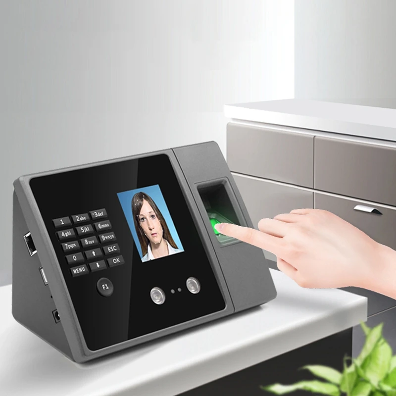 

FA20 2.8Inch Face Recognition Fingerprint Password Attendance Machine Access Control Face Recognition Machine(EU Plug)